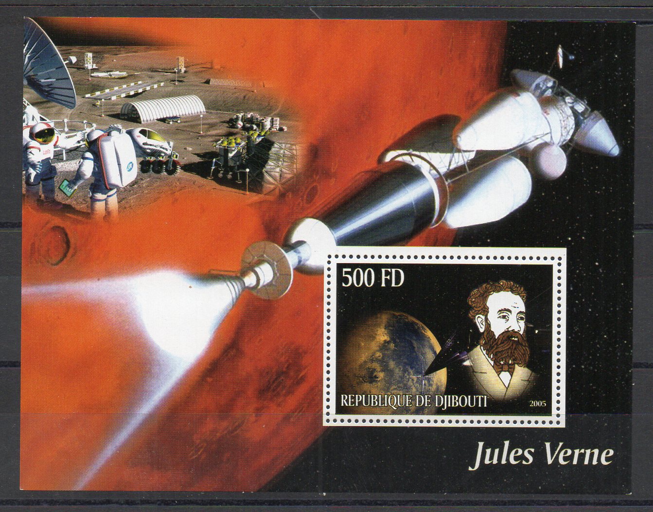 2005 Cibuti Jules Verne Temalı MNH Blok - 1 1 klikyayeni 98 1 1.jpg