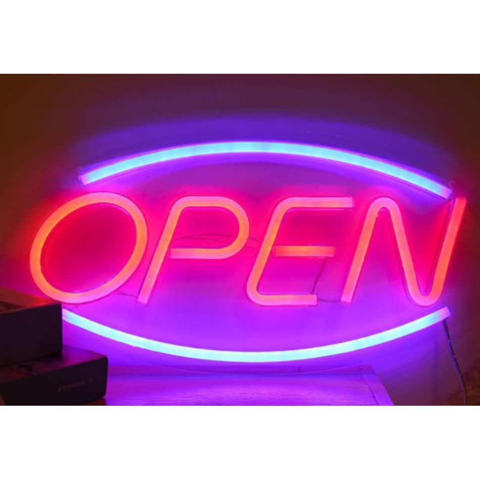 OPEN Tasarımlı Neon Led 1 OPEN Tasarımlı Neon Led