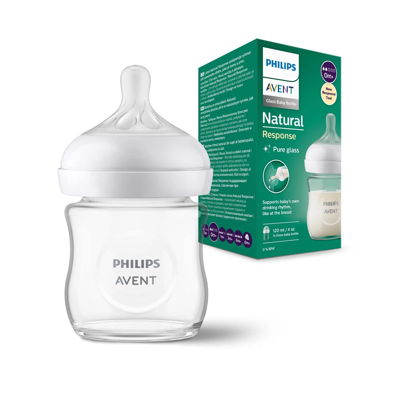 Philips Avent Natural Response Cam Biberon 0 Ay+120ml SCY930/01 1 Philips Avent Natural Response Cam Biberon 0 Ay+120ml SCY930/01