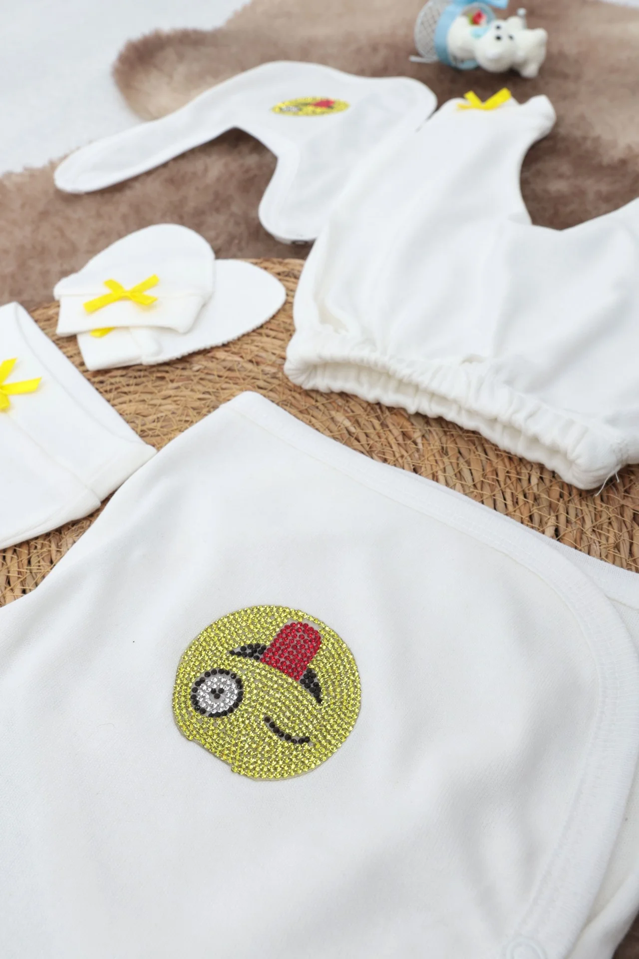 Sema Baby 5 Parça Hastane Çıkışı Zıbın Seti 0-3 Ay 2