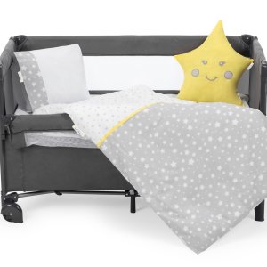 Sema Baby 6 Parça Lüks Park Yatak Bebek Uyku Seti - Yıldızlı Geceler