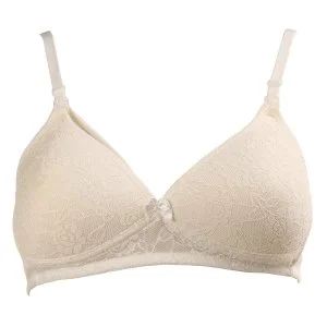 Sema Baby Dantelli Emzirme Sütyen Ekru 90 Beden