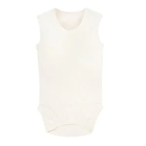 Sema Baby Jakarlı Askılı Badi (Body) - Beyaz 12-18 Ay
