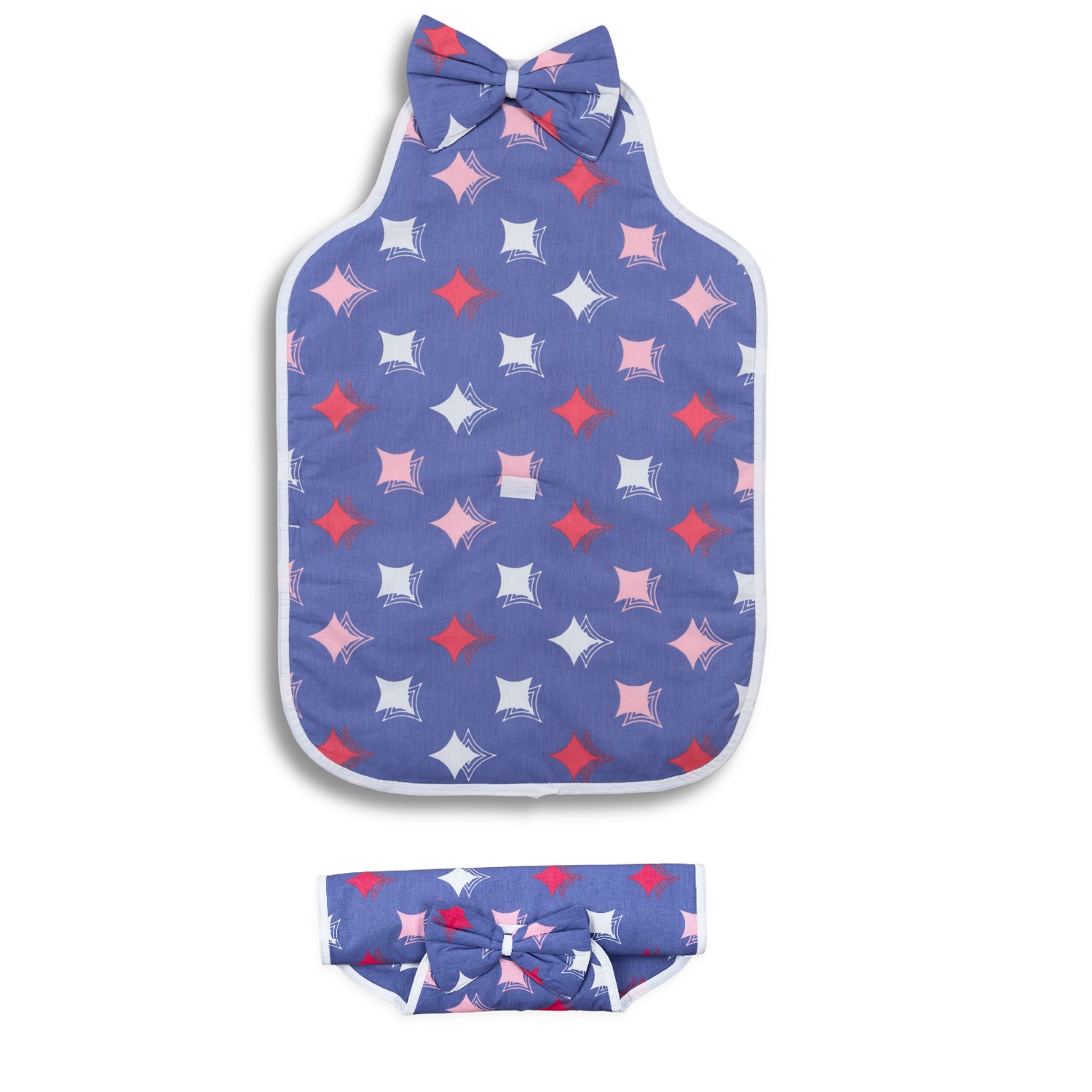 Sema Baby Pratik Kurdelalı Alt Açma Minderi - Blue 1 Sema Baby Pratik Kurdelalı Alt Açma Minderi - Blue