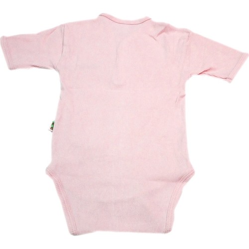 Sema Baby Yarım Kol Kaşkorse Badi (Body) - Pembe 0-6 Ay 2